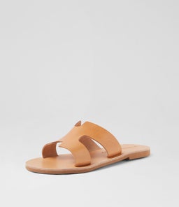MAIA SANDAL AF TAN LEATHER