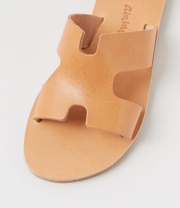 MAIA SANDAL AF TAN LEATHER