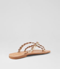 ARESTEA SANDAL AF GOLD LEATHER
