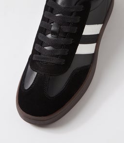 ATTITUDE AL BLACK WHITE LEATHER