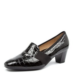 VERONA 04 AR SCHWARZ CROC PATENT