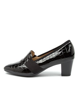 VERONA 04 AR SCHWARZ CROC PATENT