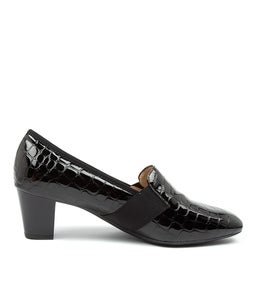 VERONA 04 AR SCHWARZ CROC PATENT
