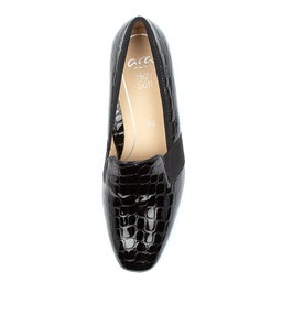 VERONA 04 AR SCHWARZ CROC PATENT