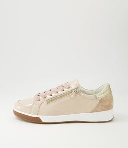 ROM 32 AR NUDE PLATINO (NUDE SILVER) LEATHER