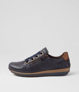 OSAKA 87 AR NAVY NUT TAN LEATHER