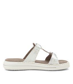 COURTYARD 10 AR SILVER PRINT LEATHER