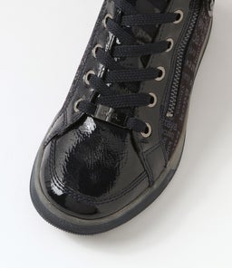ROM ST HIGH 99 AR NAVY BLAU PATENT LEATHER