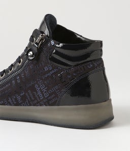 ROM ST HIGH 99 AR NAVY BLAU PATENT LEATHER