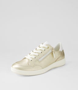 ROMA 01 AR PLATINUM WHITE LEATHER
