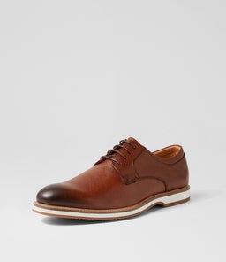 HARDY AU MID BROWN LEATHER