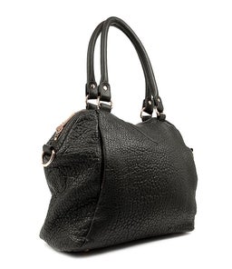 FORCE OF BEING AX BLACK BUBBLE LEATHER