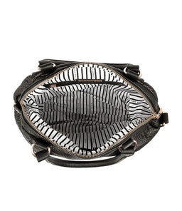 FORCE OF BEING AX BLACK BUBBLE LEATHER