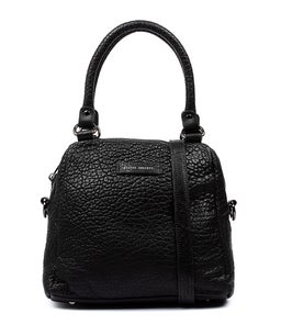 LAST MOUNTAINS BAG X AX BLACK BUBBLE LEATHER