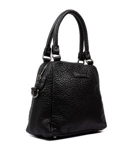 LAST MOUNTAINS BAG X AX BLACK BUBBLE LEATHER