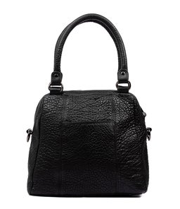 LAST MOUNTAINS BAG X AX BLACK BUBBLE LEATHER