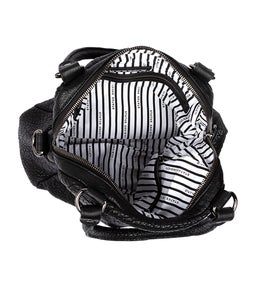 LAST MOUNTAINS BAG X AX BLACK BUBBLE LEATHER