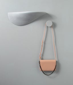SHE BURNS AX DUSTY PINK LEATHER