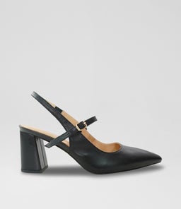CHAIN MARY JANE B2 BLACK LEATHER