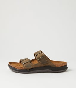 ARIZONA CROSS TOWN BK FADED KHAKI WAXY LEATHER