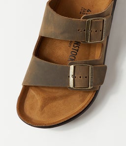 ARIZONA CROSS TOWN BK FADED KHAKI WAXY LEATHER