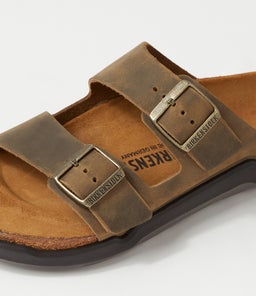 ARIZONA CROSS TOWN BK FADED KHAKI WAXY LEATHER