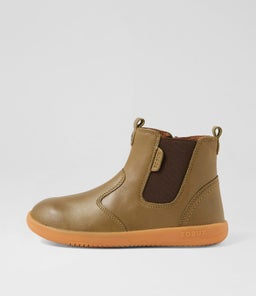KP JODHPUR BQ OLIVE TOFFEE LEATHER