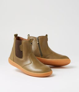 KP JODHPUR BQ OLIVE TOFFEE LEATHER