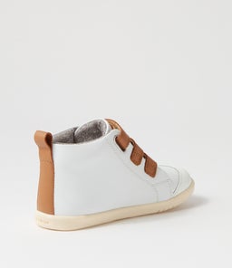 IW HI COURT BQ WHITE CARAMEL LEATHER