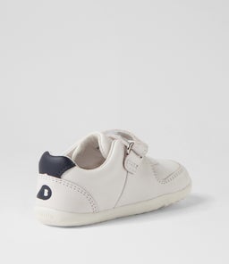 SU COMET BQ WHITE NAVY LEATHER