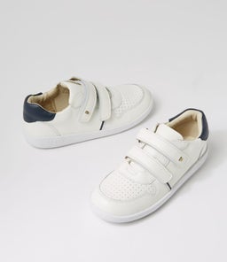 KP RILEY BQ WHITE NAVY LEATHER