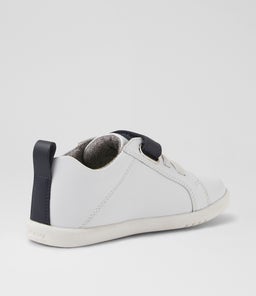 IW PACE BQ OPTICAL WHITE NAVY LEATHER
