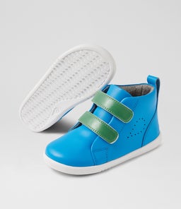 IW GRASS COURT HIGH BQ BRILLIANT BLUE LEATHER