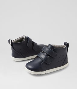 SU GRASS COURT HIGH BQ NAVY LEATHER