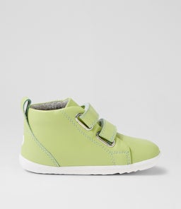SU GRASS COURT HIGH BQ SHADOW LIME LEATHER