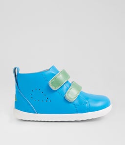 SU GRASS COURT HIGH BQ BRILLIANT BLUE LEATHER