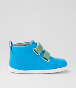 SU GRASS COURT HIGH BQ BRILLIANT BLUE LEATHER