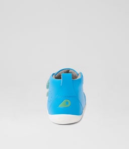 SU GRASS COURT HIGH BQ BRILLIANT BLUE LEATHER