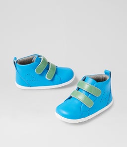 SU GRASS COURT HIGH BQ BRILLIANT BLUE LEATHER