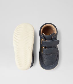 SU CHAMP HIGH BQ NAVY LEATHER