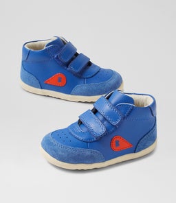 SU CHAMP HIGH BQ OLYMPIAN BLUE LEATHER