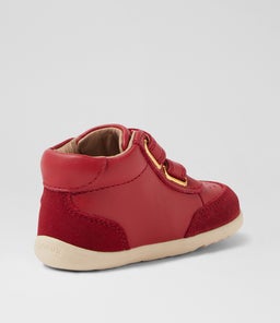 SU CHAMP HIGH BQ POMPEIAN RED LEATHER