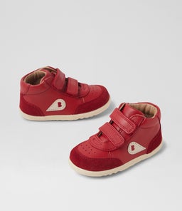 SU CHAMP HIGH BQ POMPEIAN RED LEATHER
