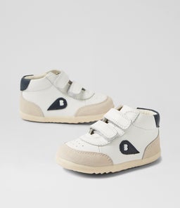 SU CHAMP HIGH BQ CHALK GENTIAN BLUE LEATHER