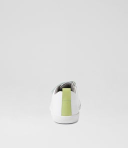 KP PACE BQ OPTICAL WHITE SHADOW LIME LEATHER