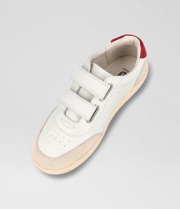 KP CHAMP BQ CHALK RADIANT RED LEATHER