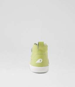 KP GRASS COURT HIGH BQ SHADOW LIME LEATHER
