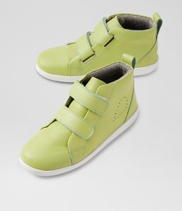 KP GRASS COURT HIGH BQ SHADOW LIME LEATHER