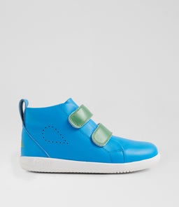 KP GRASS COURT HIGH BQ BRILLIANT BLUE LEATHER