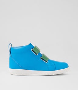 KP GRASS COURT HIGH BQ BRILLIANT BLUE LEATHER